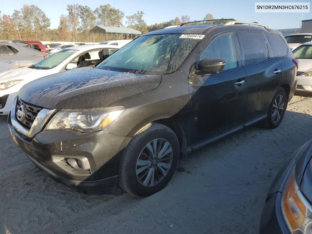 2017 Nissan Pathfinder S VIN: 5N1DR2MN3HC676215 Lot: 77040474