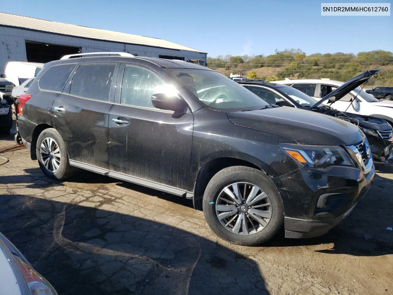 2017 Nissan Pathfinder S VIN: 5N1DR2MM6HC612760 Lot: 77106274