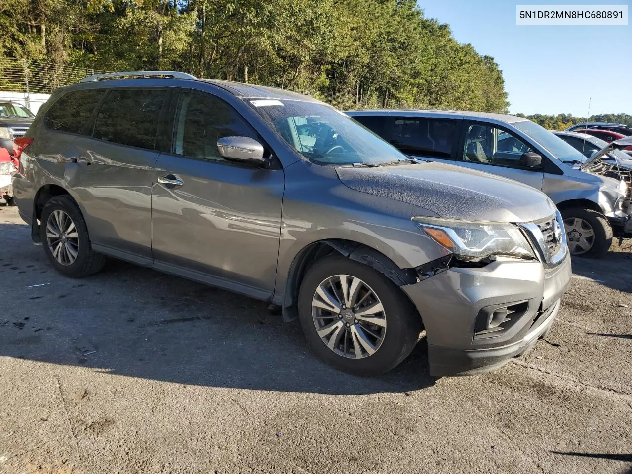 2017 Nissan Pathfinder S VIN: 5N1DR2MN8HC680891 Lot: 77110954