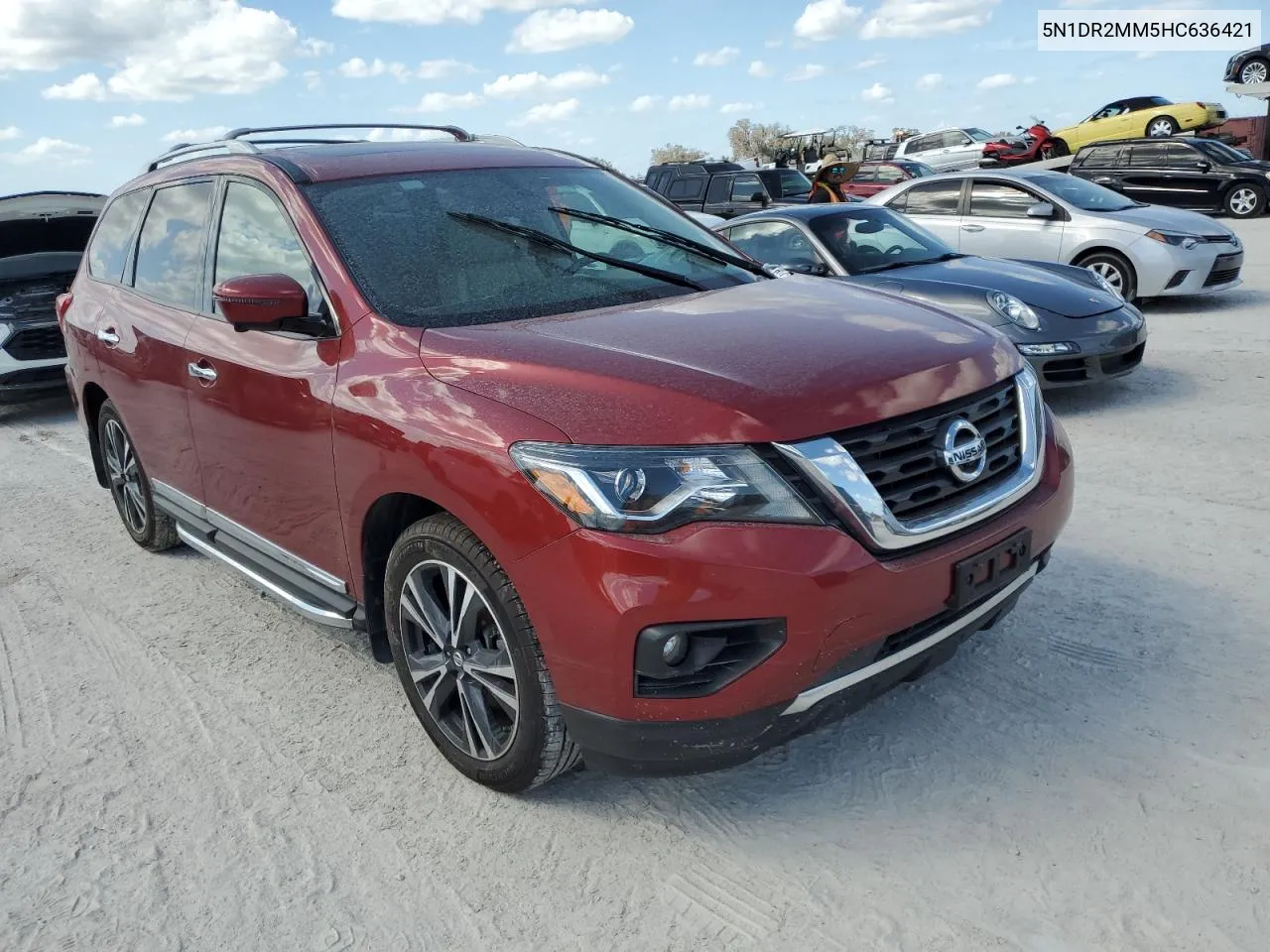 2017 Nissan Pathfinder S VIN: 5N1DR2MM5HC636421 Lot: 77417484