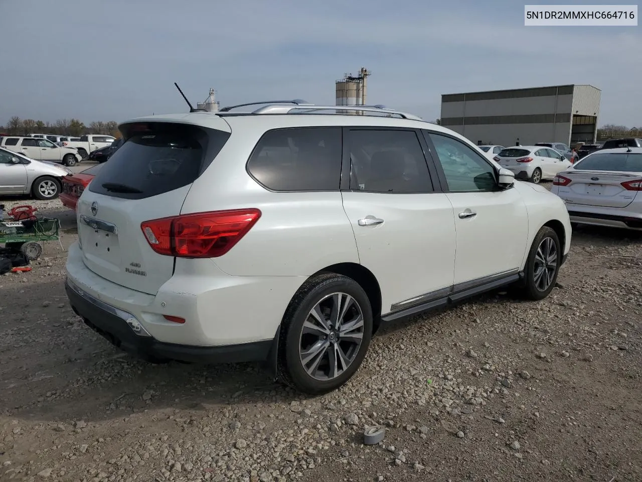 2017 Nissan Pathfinder S VIN: 5N1DR2MMXHC664716 Lot: 77418794