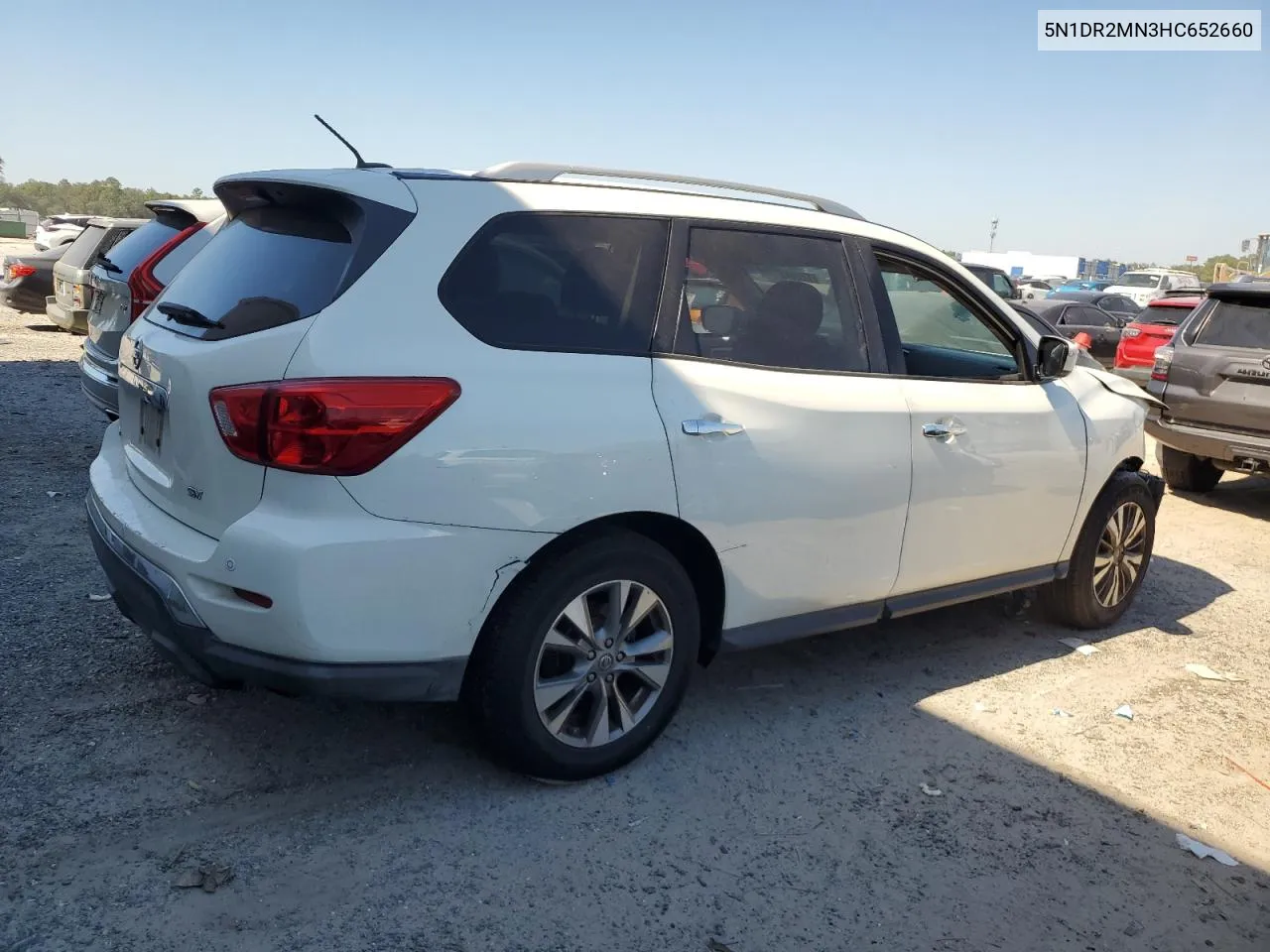 2017 Nissan Pathfinder S VIN: 5N1DR2MN3HC652660 Lot: 77564574