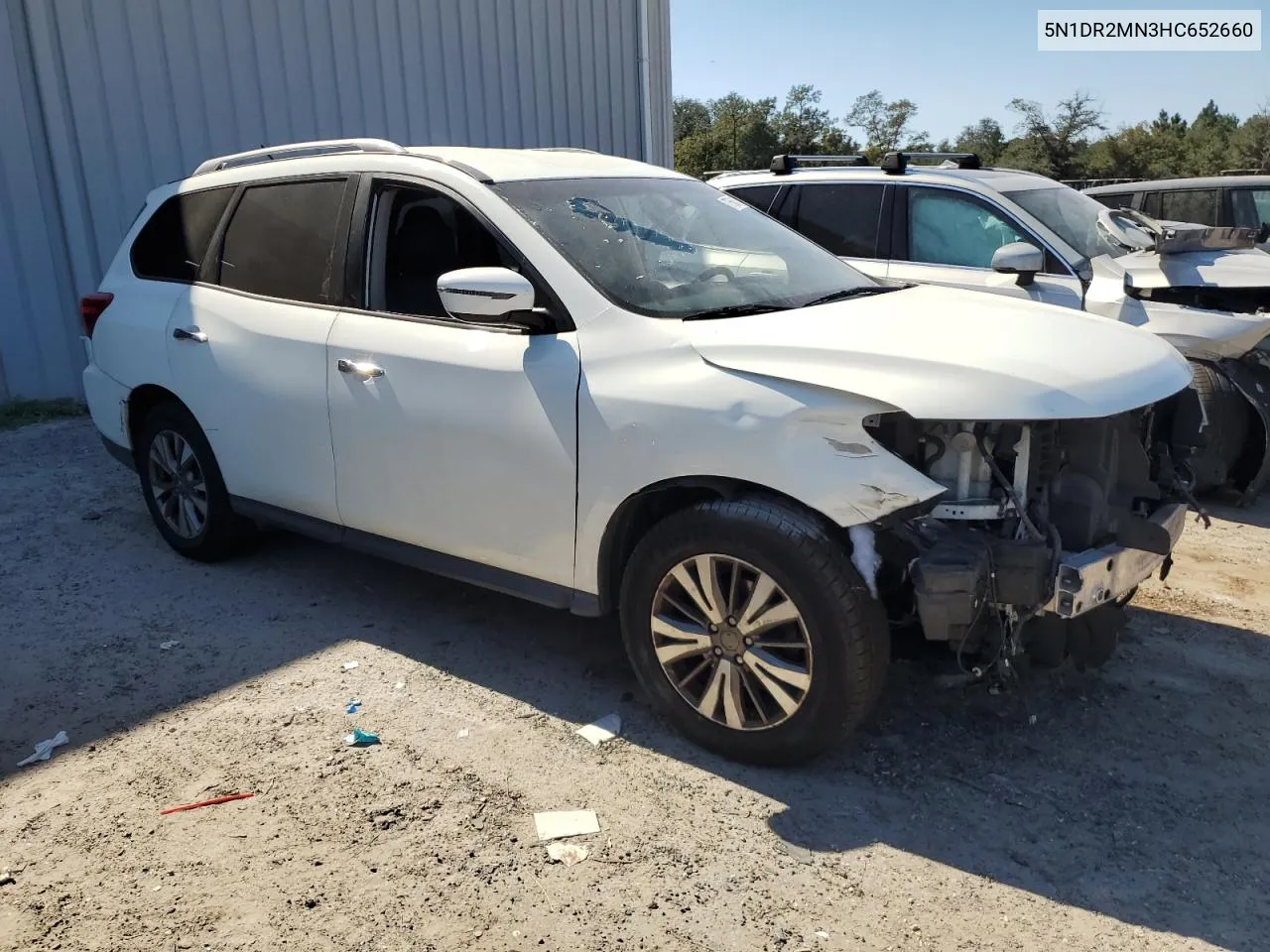 2017 Nissan Pathfinder S VIN: 5N1DR2MN3HC652660 Lot: 77564574