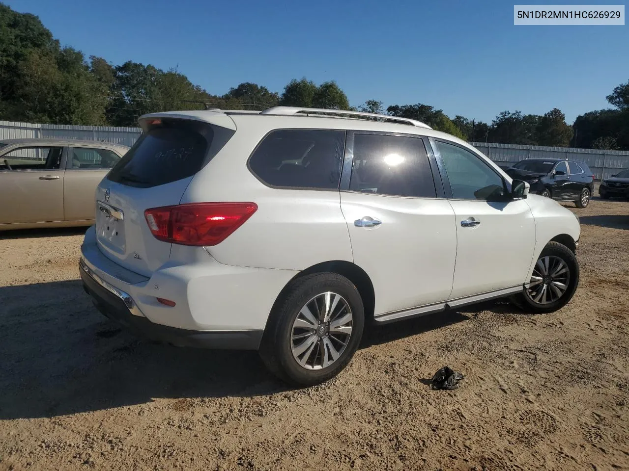 2017 Nissan Pathfinder S VIN: 5N1DR2MN1HC626929 Lot: 77578224