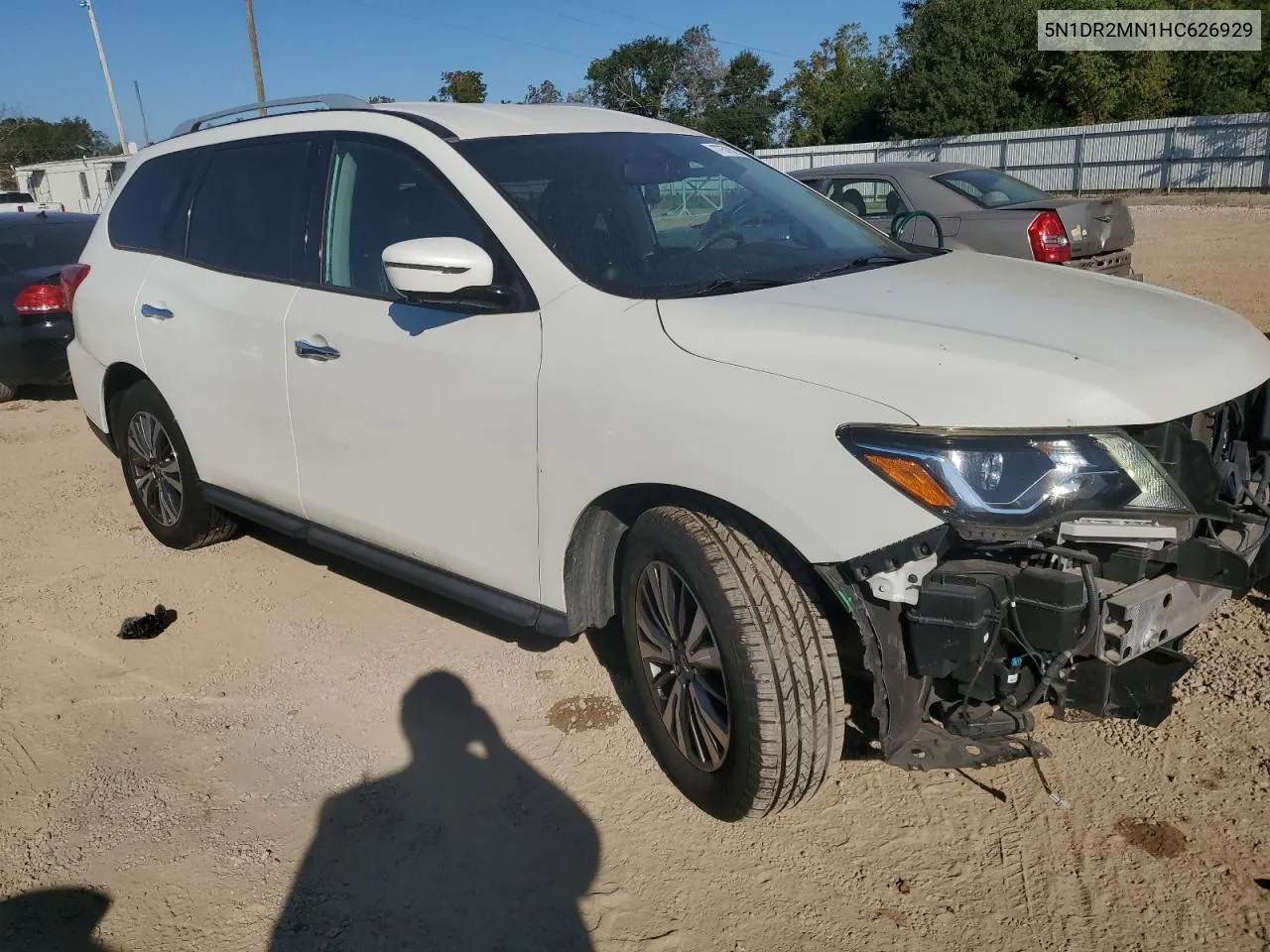 2017 Nissan Pathfinder S VIN: 5N1DR2MN1HC626929 Lot: 77578224