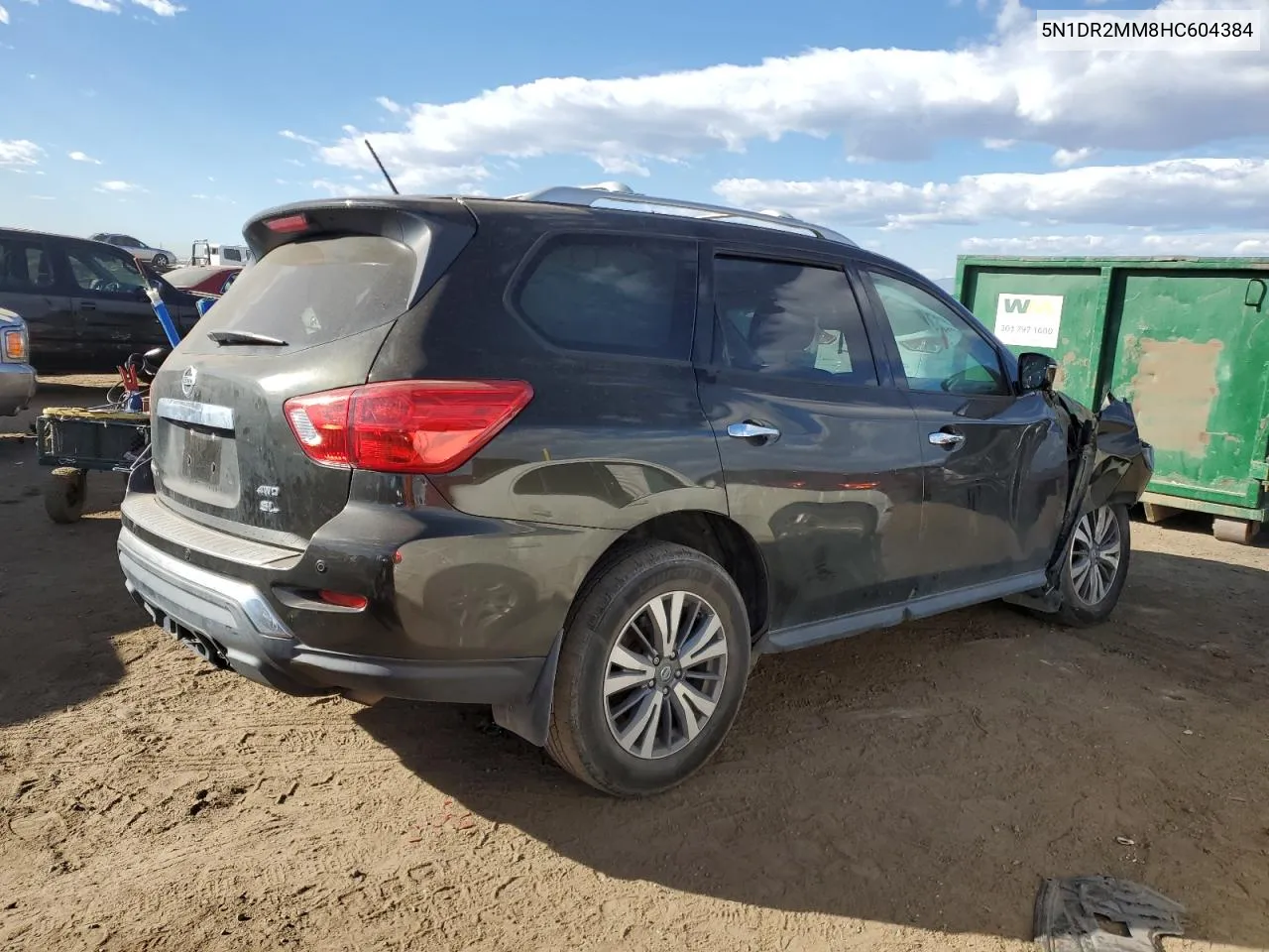 2017 Nissan Pathfinder S VIN: 5N1DR2MM8HC604384 Lot: 77613384