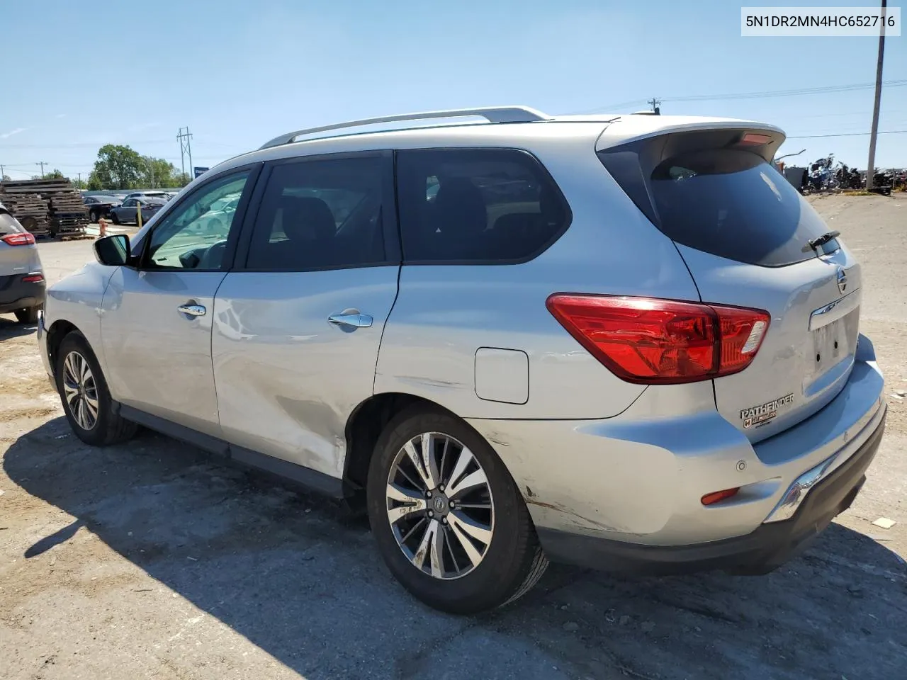 2017 Nissan Pathfinder S VIN: 5N1DR2MN4HC652716 Lot: 77750494