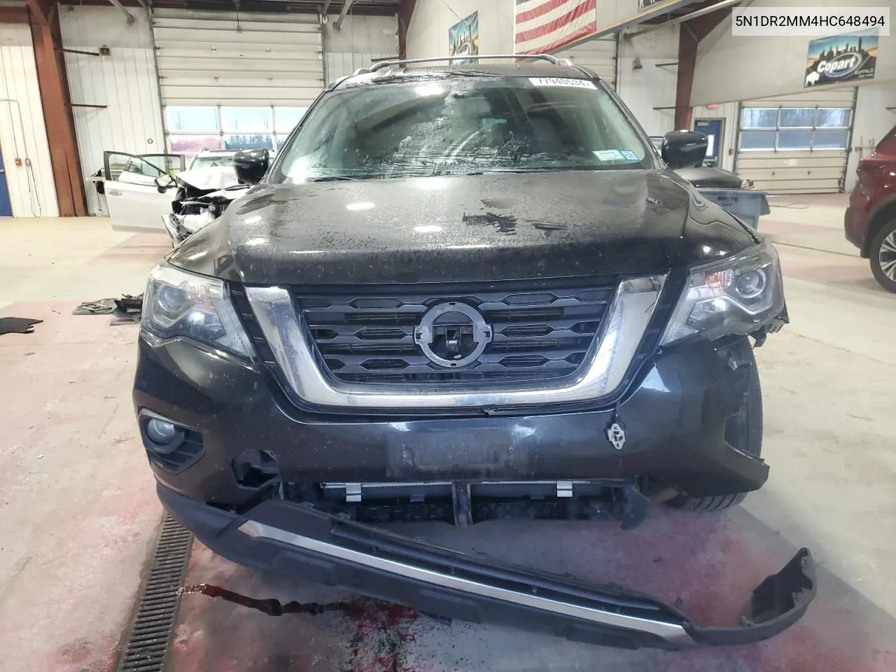 2017 Nissan Pathfinder S VIN: 5N1DR2MM4HC648494 Lot: 77940534