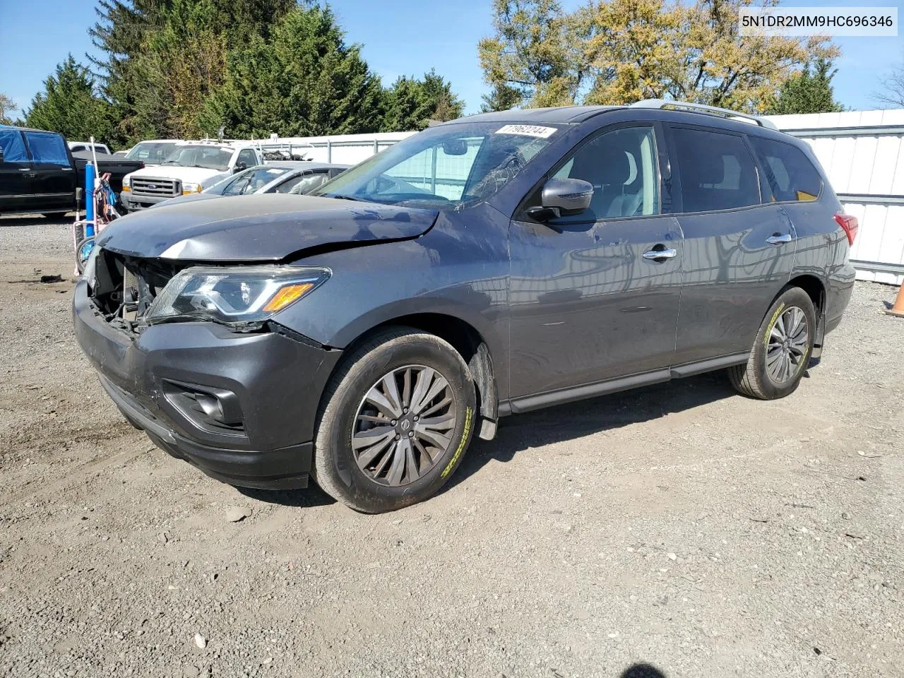 2017 Nissan Pathfinder S VIN: 5N1DR2MM9HC696346 Lot: 77962244