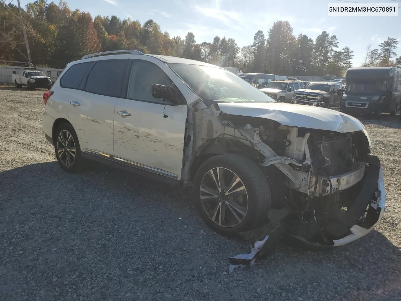 2017 Nissan Pathfinder S VIN: 5N1DR2MM3HC670891 Lot: 78167164