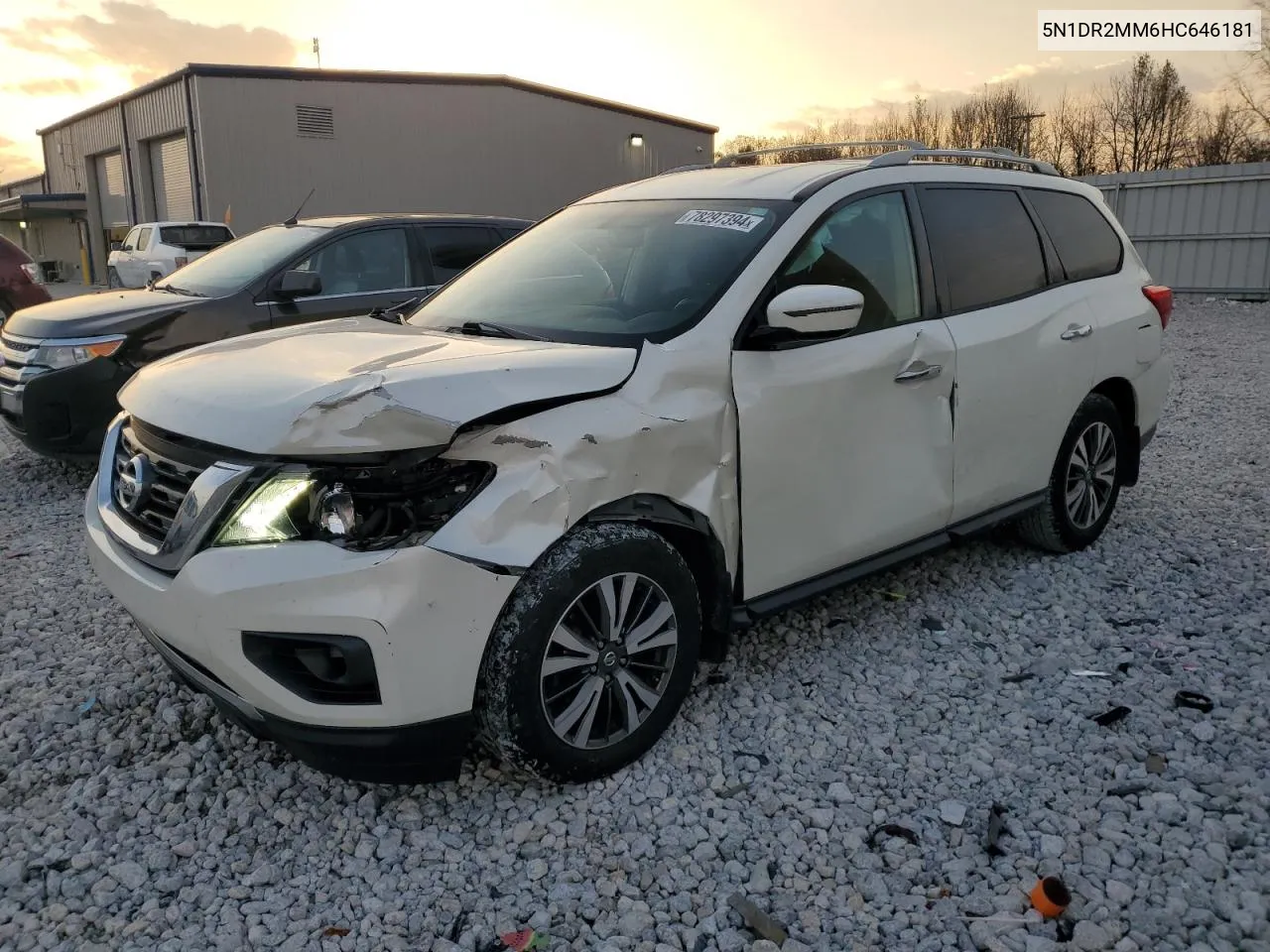 2017 Nissan Pathfinder S VIN: 5N1DR2MM6HC646181 Lot: 78297394