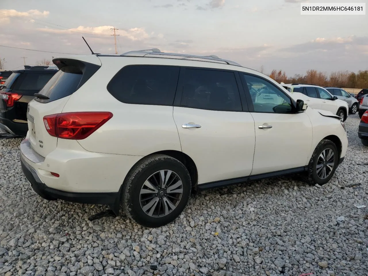 2017 Nissan Pathfinder S VIN: 5N1DR2MM6HC646181 Lot: 78297394