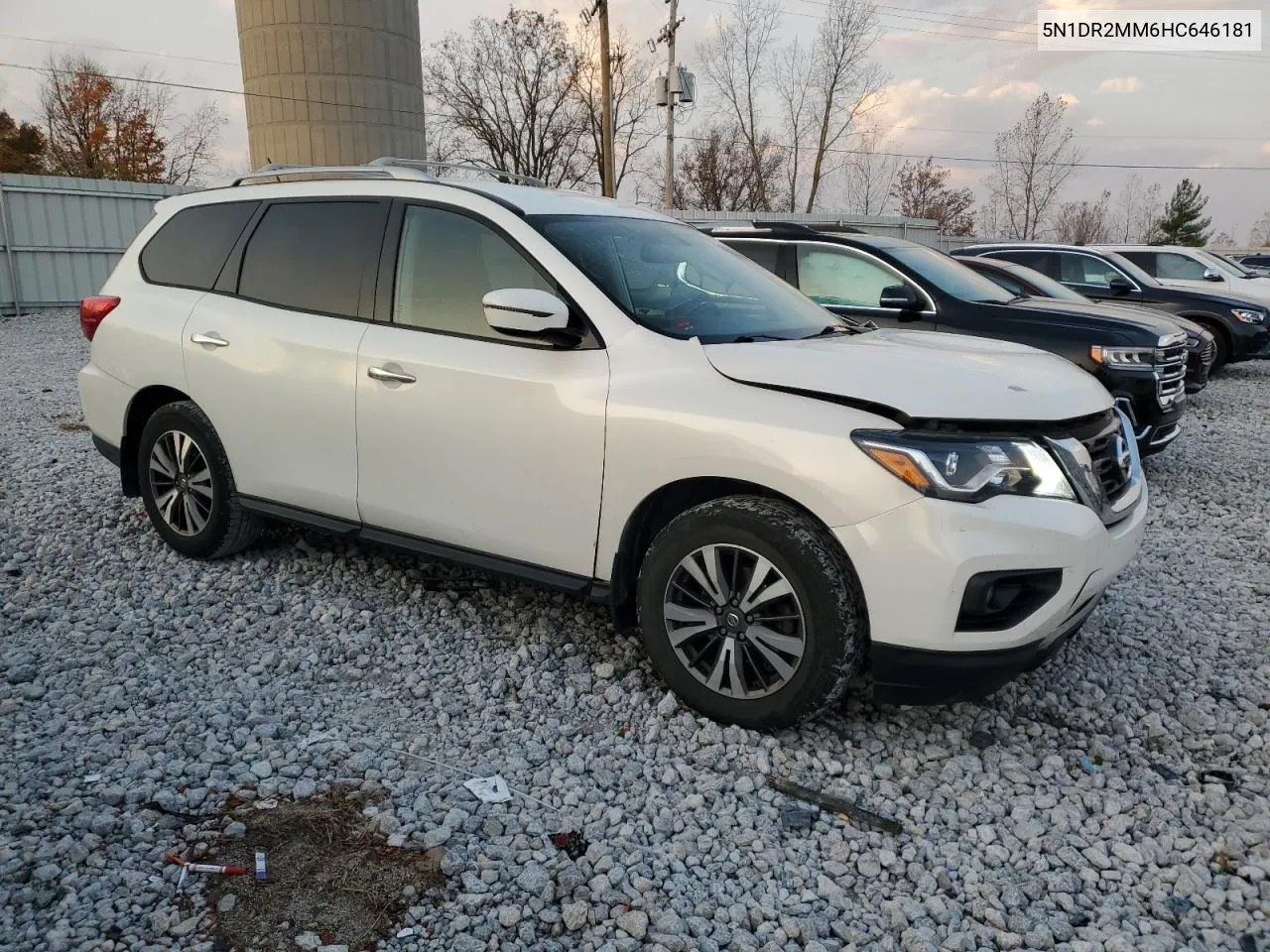 2017 Nissan Pathfinder S VIN: 5N1DR2MM6HC646181 Lot: 78297394