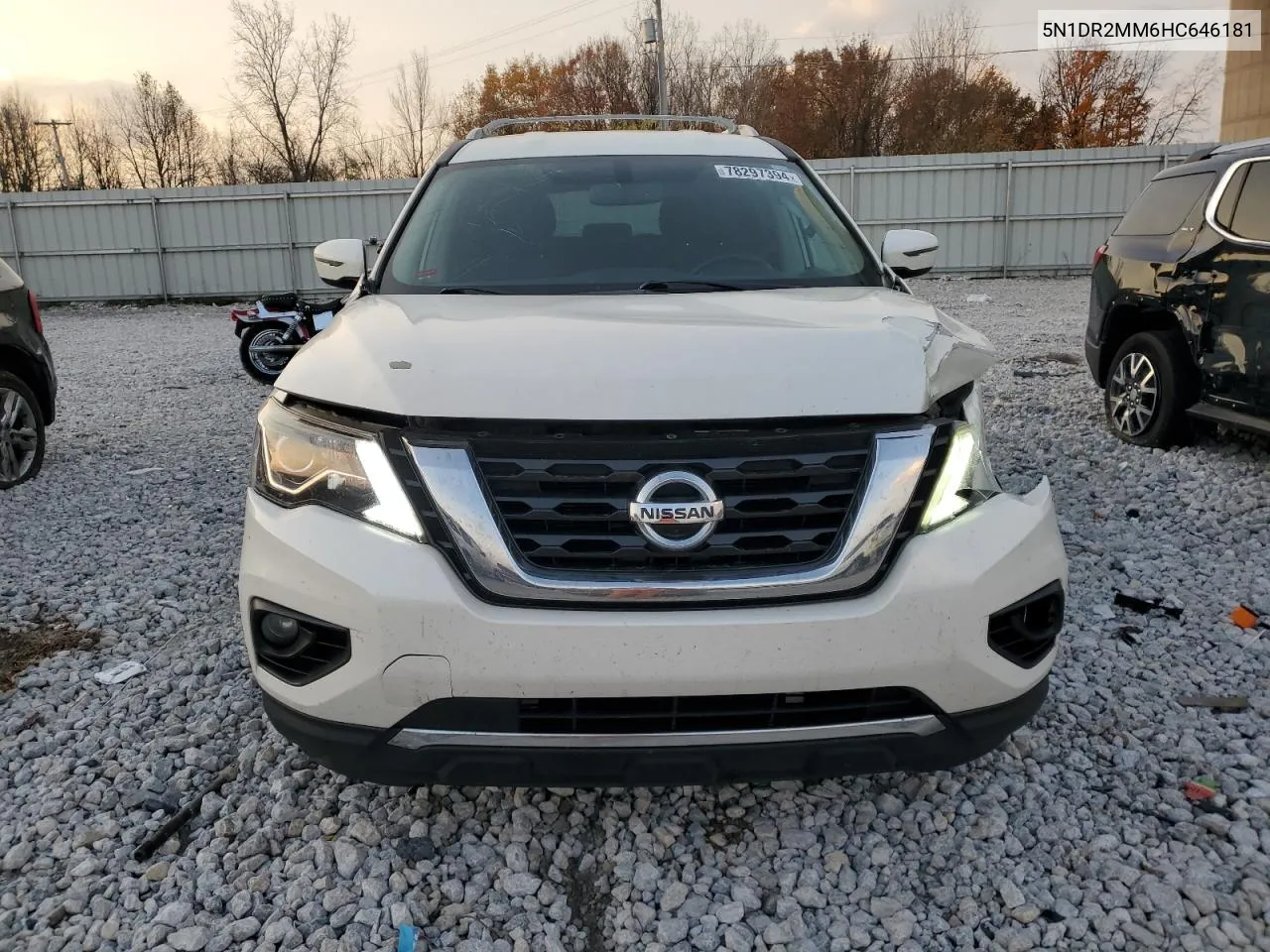 2017 Nissan Pathfinder S VIN: 5N1DR2MM6HC646181 Lot: 78297394