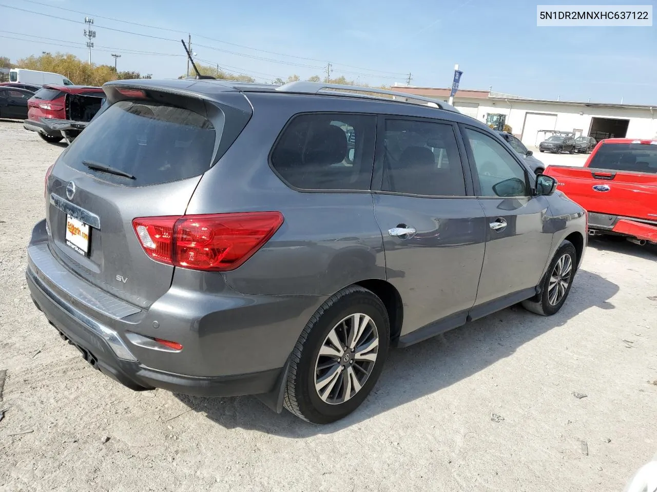 2017 Nissan Pathfinder S VIN: 5N1DR2MNXHC637122 Lot: 78331474