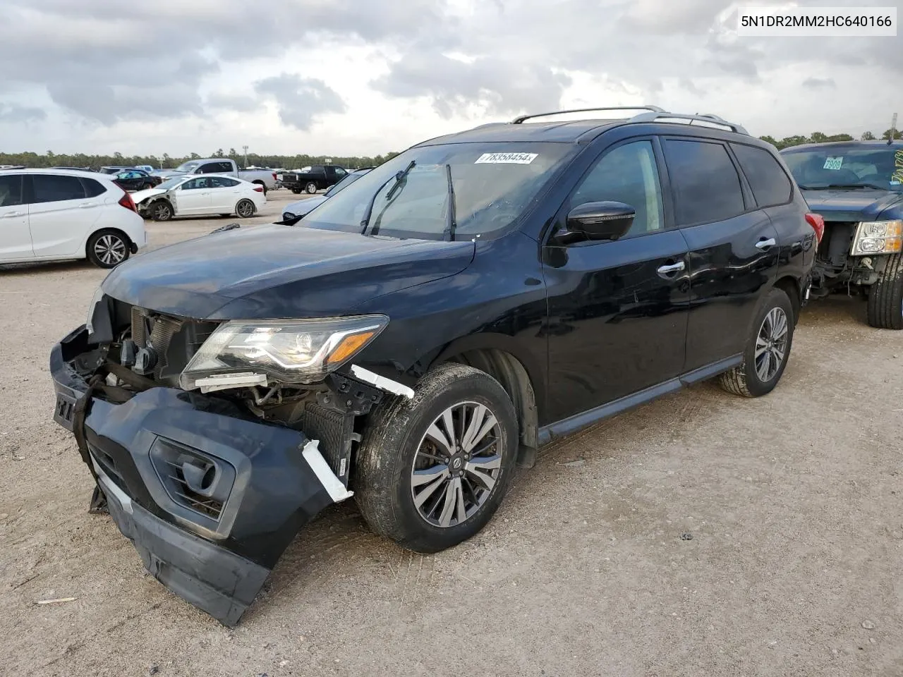 2017 Nissan Pathfinder S VIN: 5N1DR2MM2HC640166 Lot: 78358454