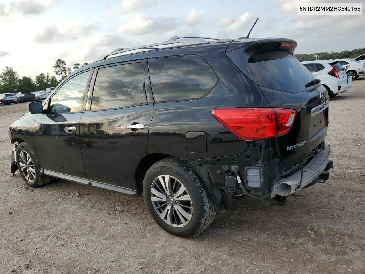 2017 Nissan Pathfinder S VIN: 5N1DR2MM2HC640166 Lot: 78358454