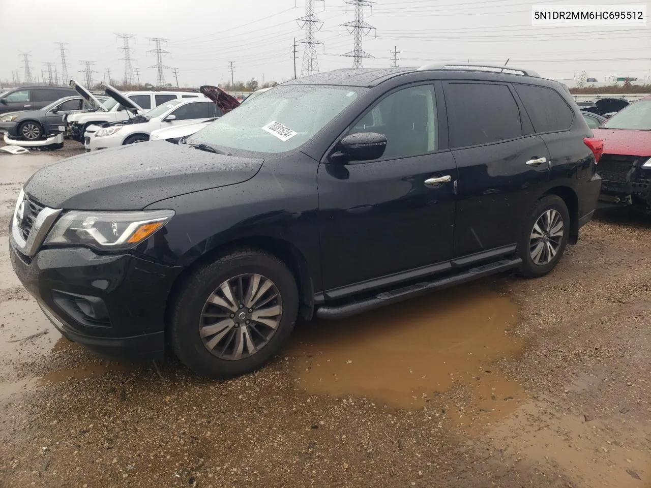 2017 Nissan Pathfinder S VIN: 5N1DR2MM6HC695512 Lot: 78381524