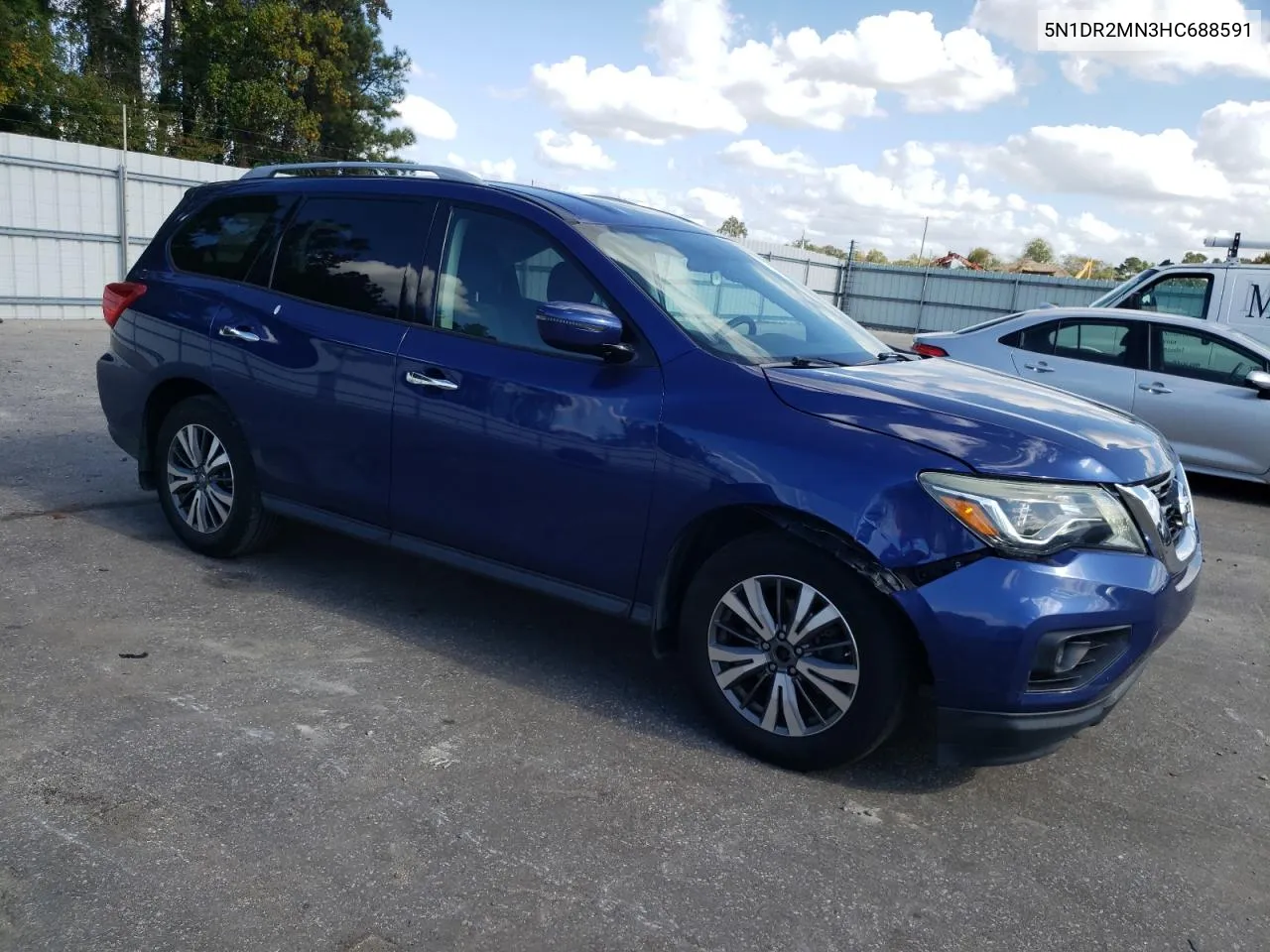 2017 Nissan Pathfinder S VIN: 5N1DR2MN3HC688591 Lot: 78399884