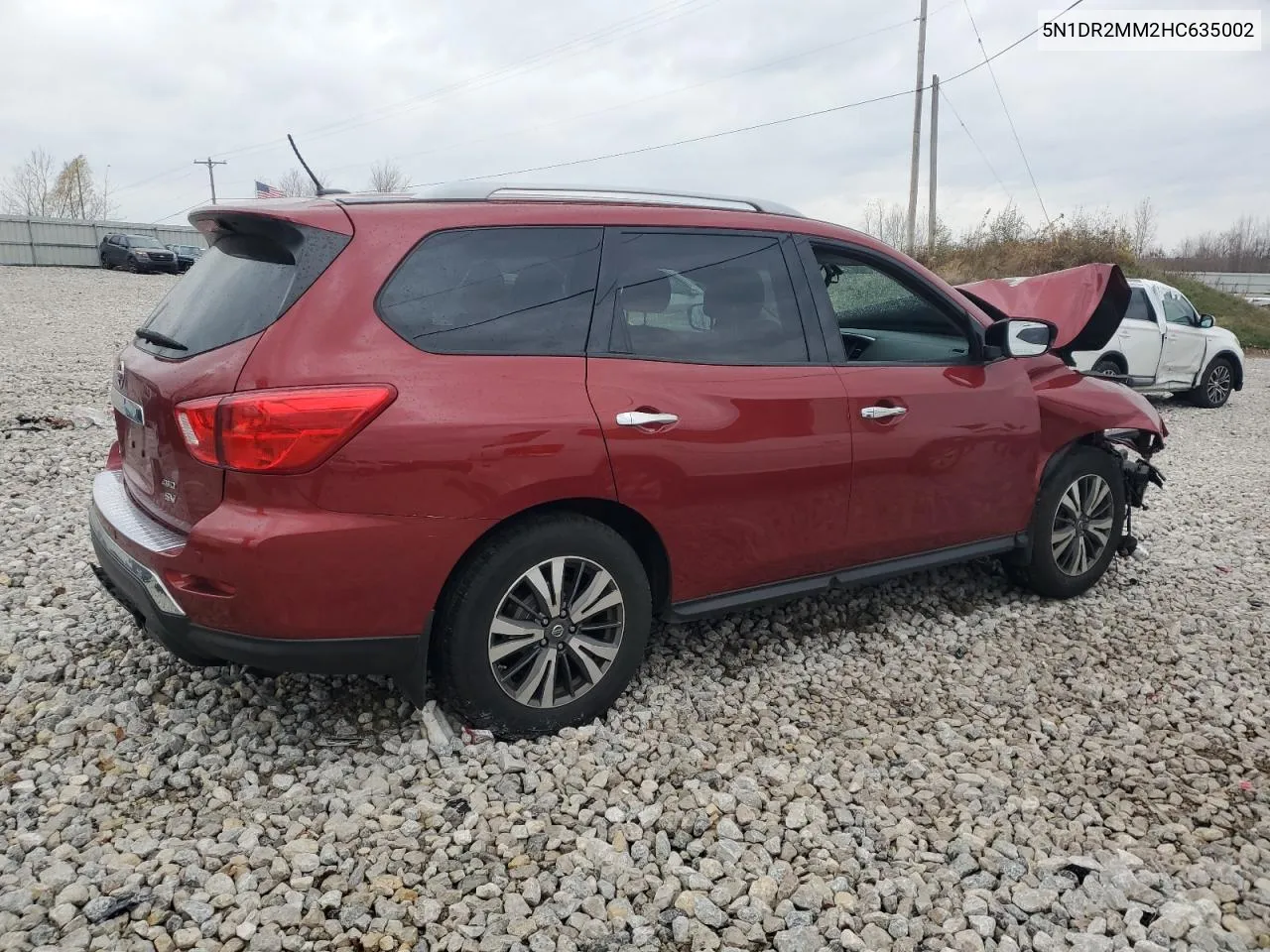 2017 Nissan Pathfinder S VIN: 5N1DR2MM2HC635002 Lot: 78981744