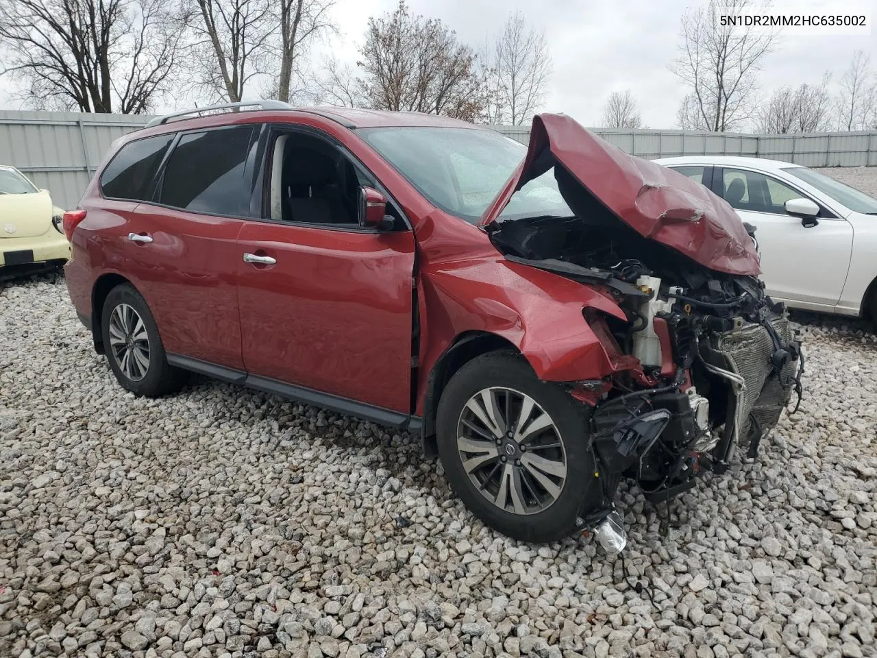 2017 Nissan Pathfinder S VIN: 5N1DR2MM2HC635002 Lot: 78981744