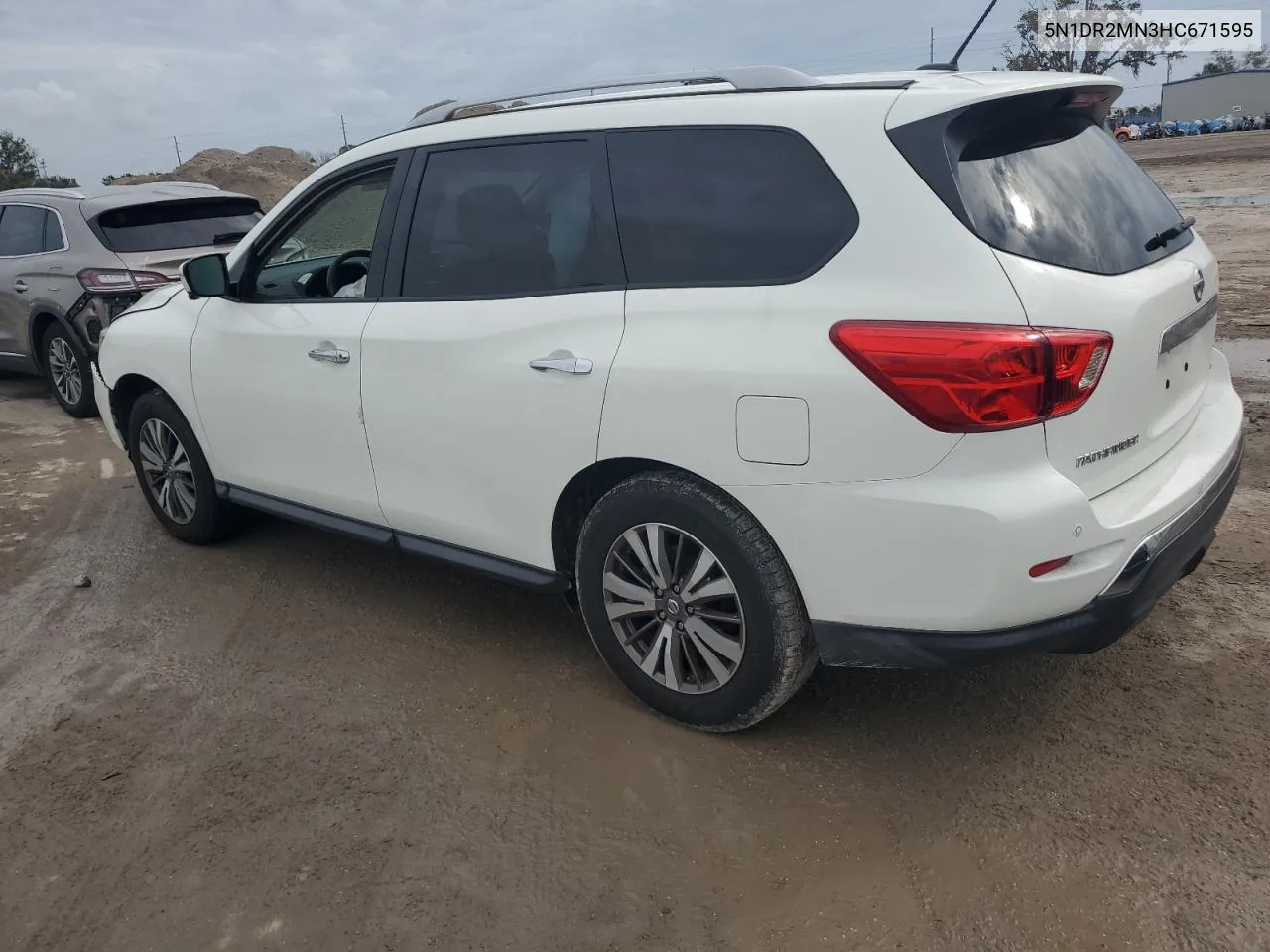 2017 Nissan Pathfinder S VIN: 5N1DR2MN3HC671595 Lot: 79007104