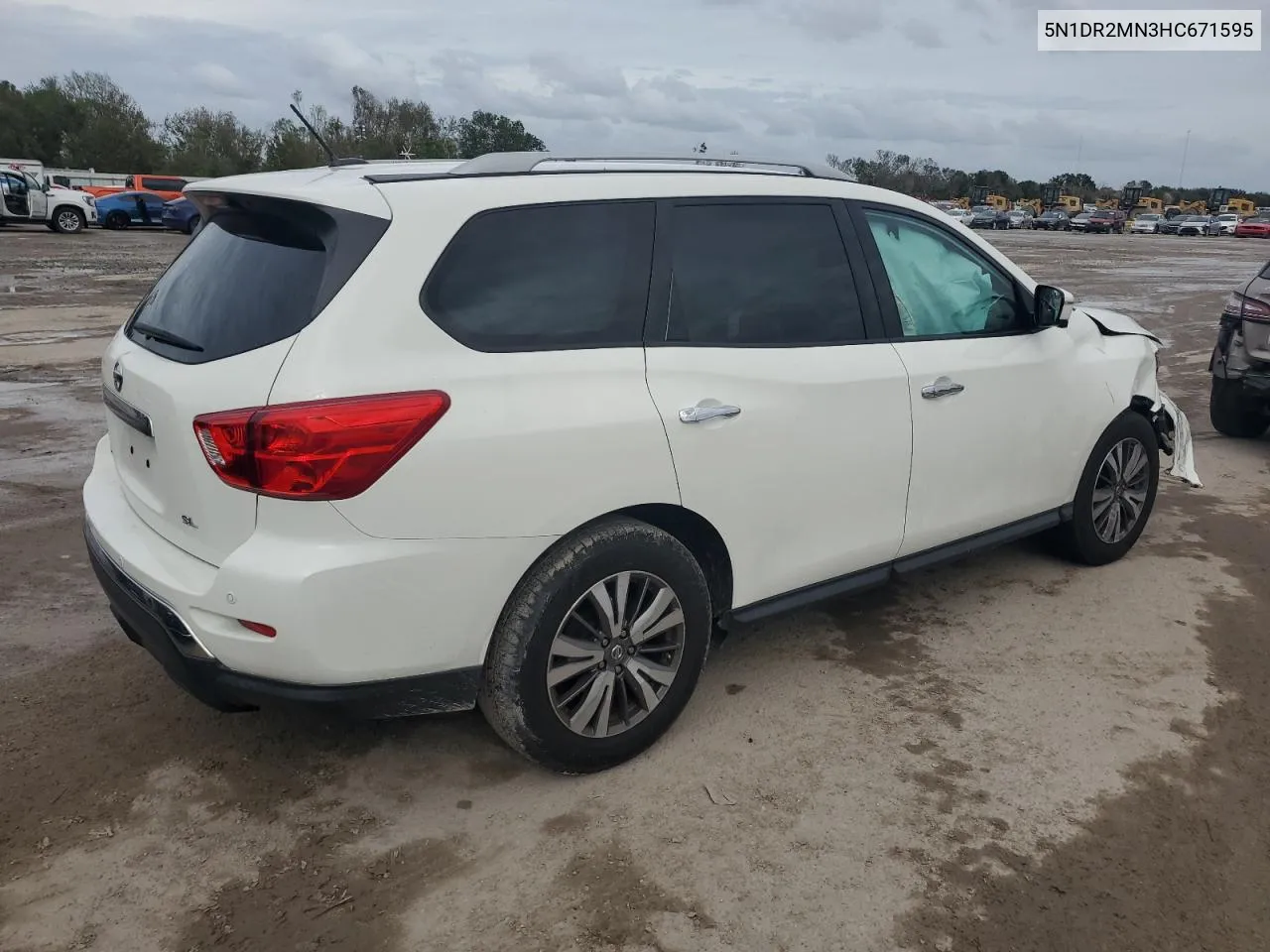 2017 Nissan Pathfinder S VIN: 5N1DR2MN3HC671595 Lot: 79007104