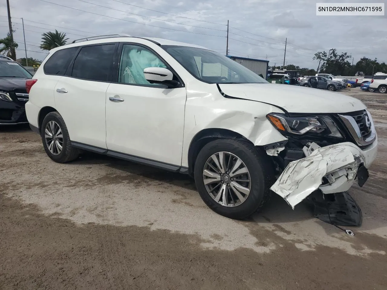 2017 Nissan Pathfinder S VIN: 5N1DR2MN3HC671595 Lot: 79007104