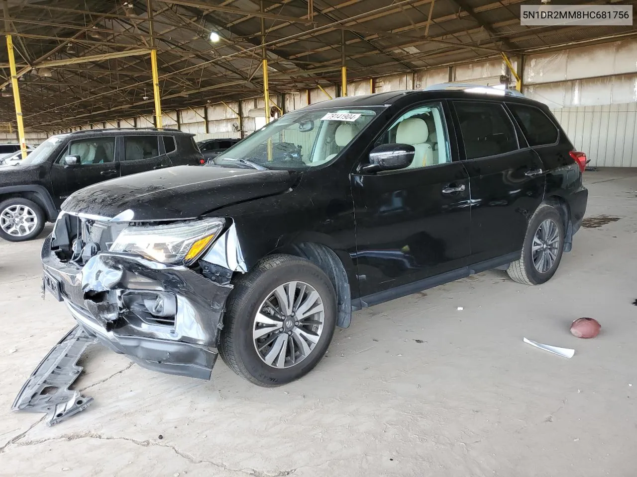 2017 Nissan Pathfinder S VIN: 5N1DR2MM8HC681756 Lot: 79141904