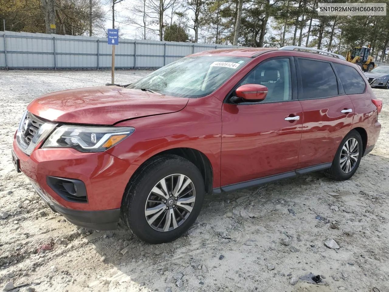 2017 Nissan Pathfinder S VIN: 5N1DR2MN3HC604303 Lot: 79295694