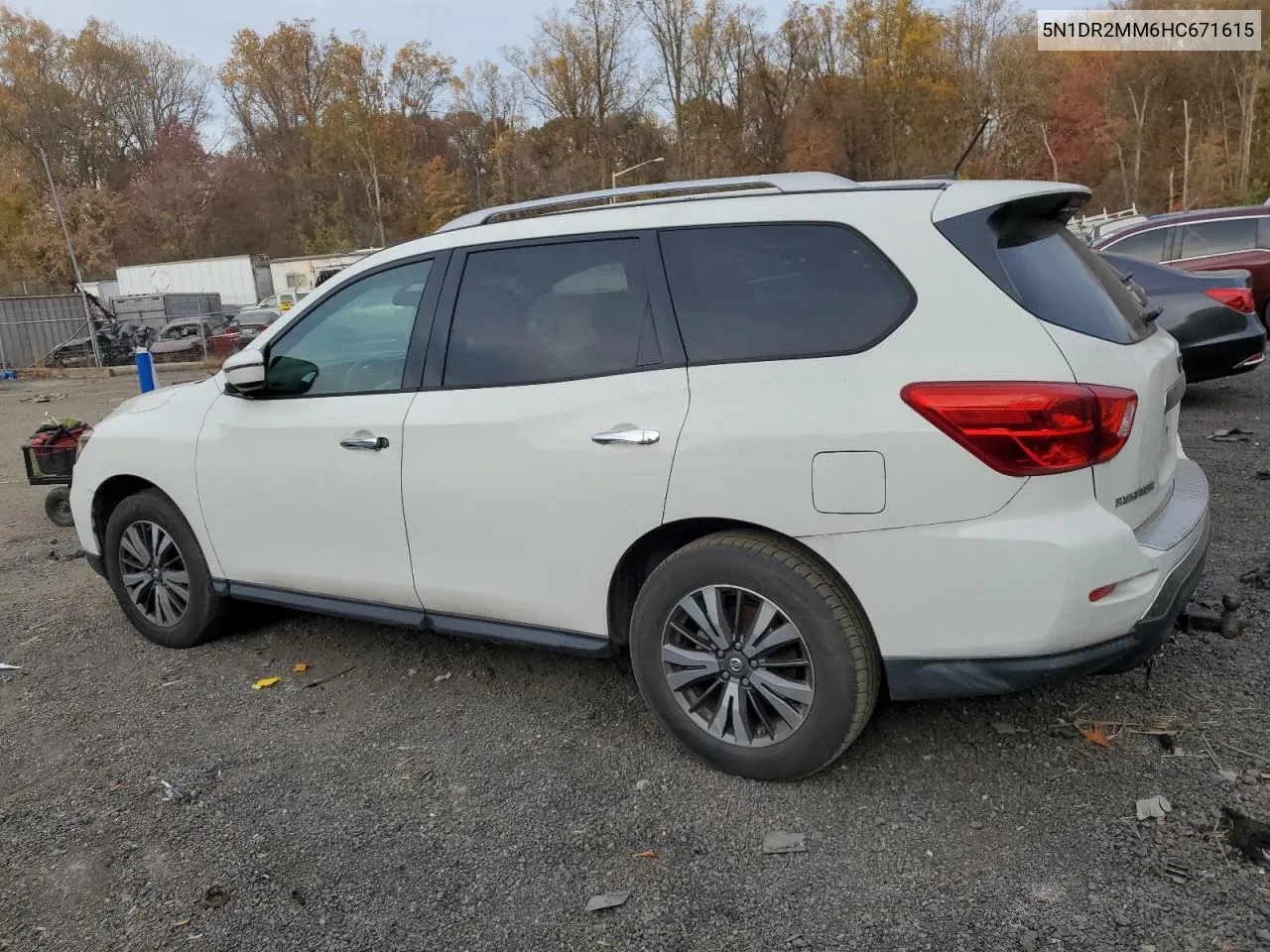 2017 Nissan Pathfinder S VIN: 5N1DR2MM6HC671615 Lot: 79361354