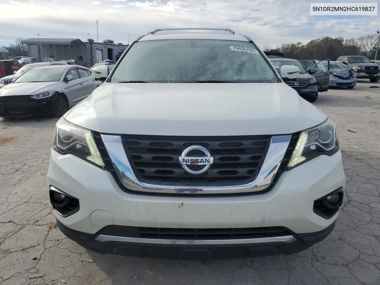 2017 Nissan Pathfinder S VIN: 5N1DR2MN2HC619827 Lot: 79406784