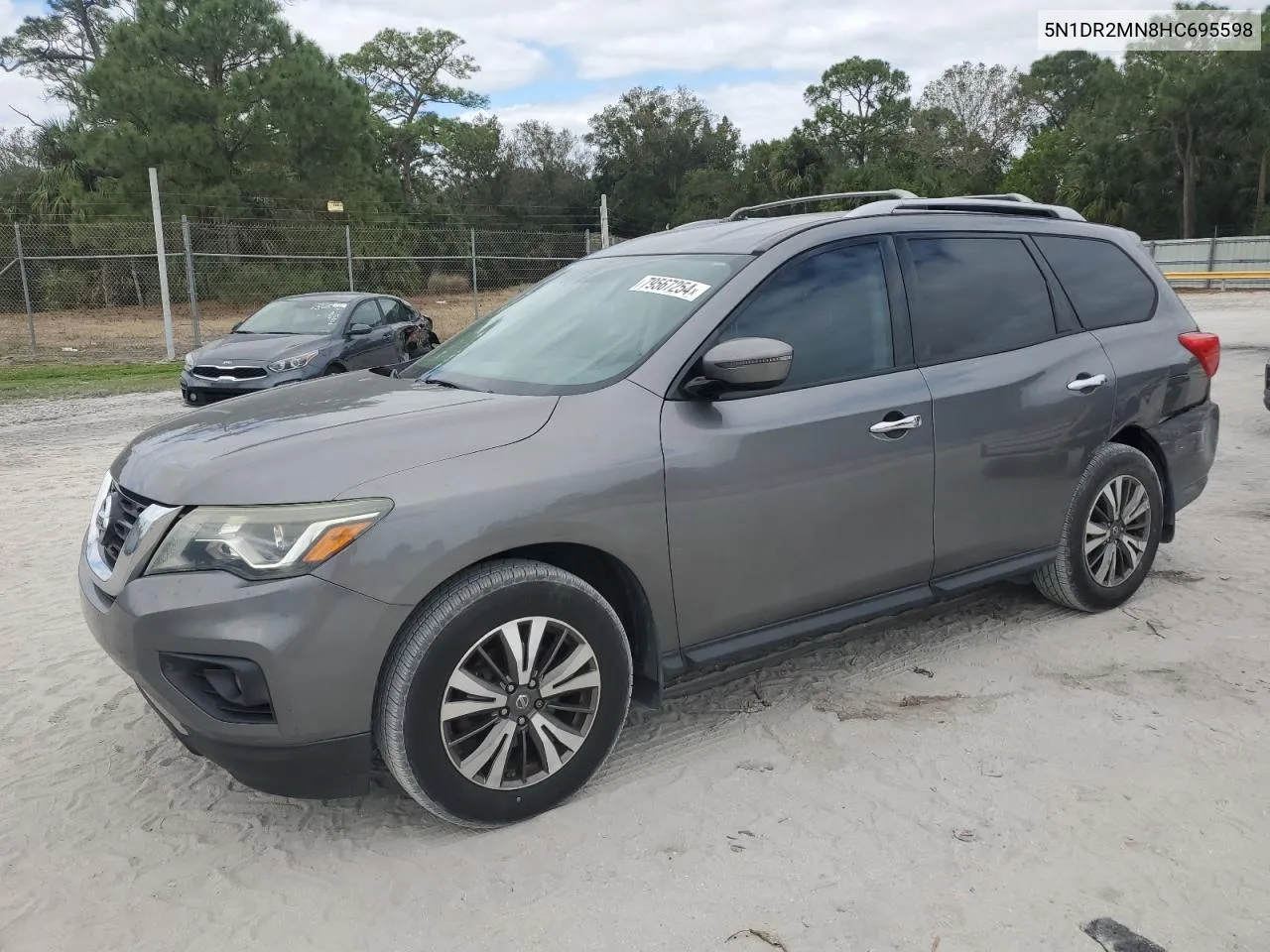 2017 Nissan Pathfinder S VIN: 5N1DR2MN8HC695598 Lot: 79567254