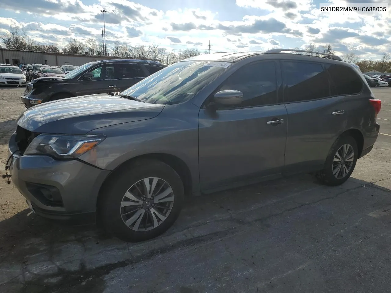 2017 Nissan Pathfinder S VIN: 5N1DR2MM9HC688005 Lot: 80041984