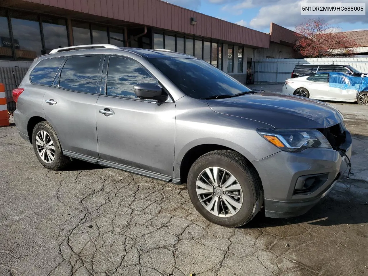 2017 Nissan Pathfinder S VIN: 5N1DR2MM9HC688005 Lot: 80041984