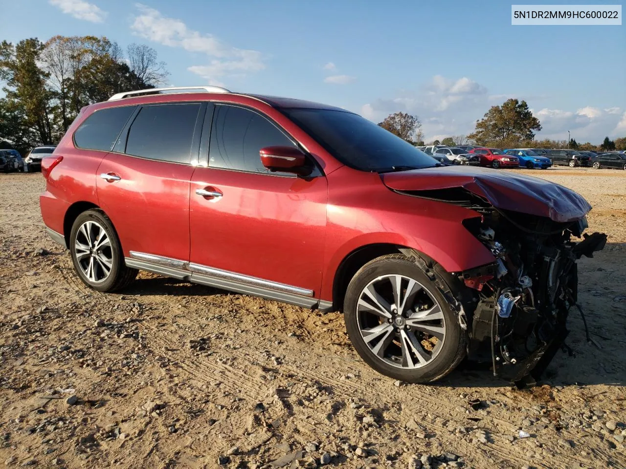 5N1DR2MM9HC600022 2017 Nissan Pathfinder S