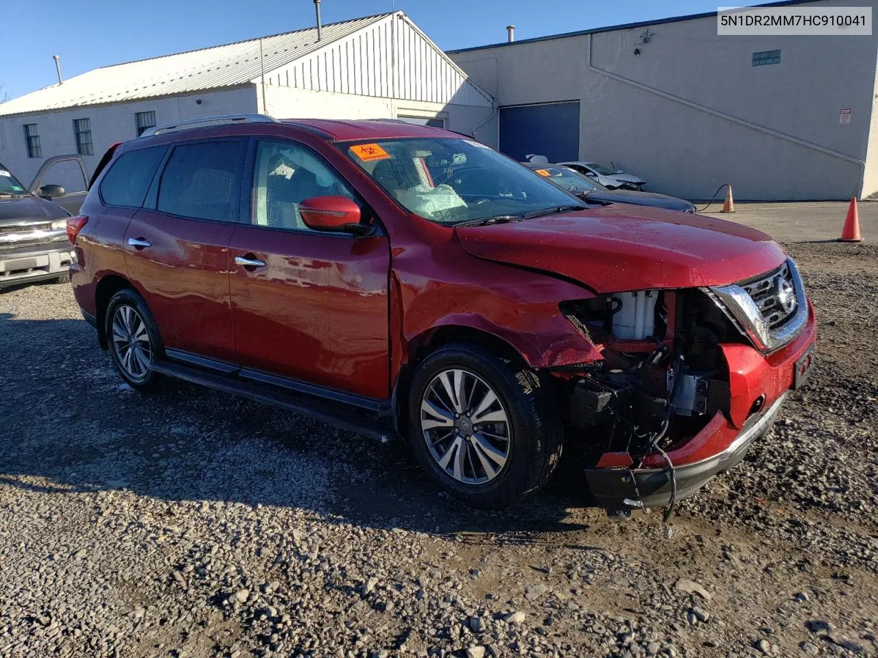 2017 Nissan Pathfinder S VIN: 5N1DR2MM7HC910041 Lot: 80221354