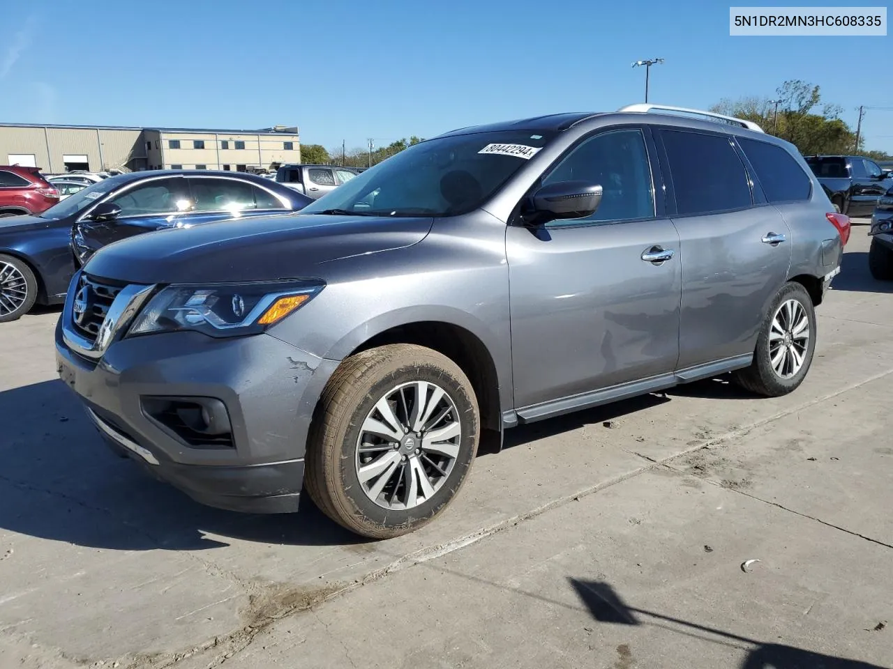 2017 Nissan Pathfinder S VIN: 5N1DR2MN3HC608335 Lot: 80442294