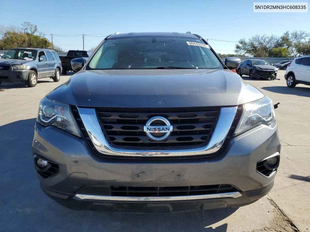 2017 Nissan Pathfinder S VIN: 5N1DR2MN3HC608335 Lot: 80442294