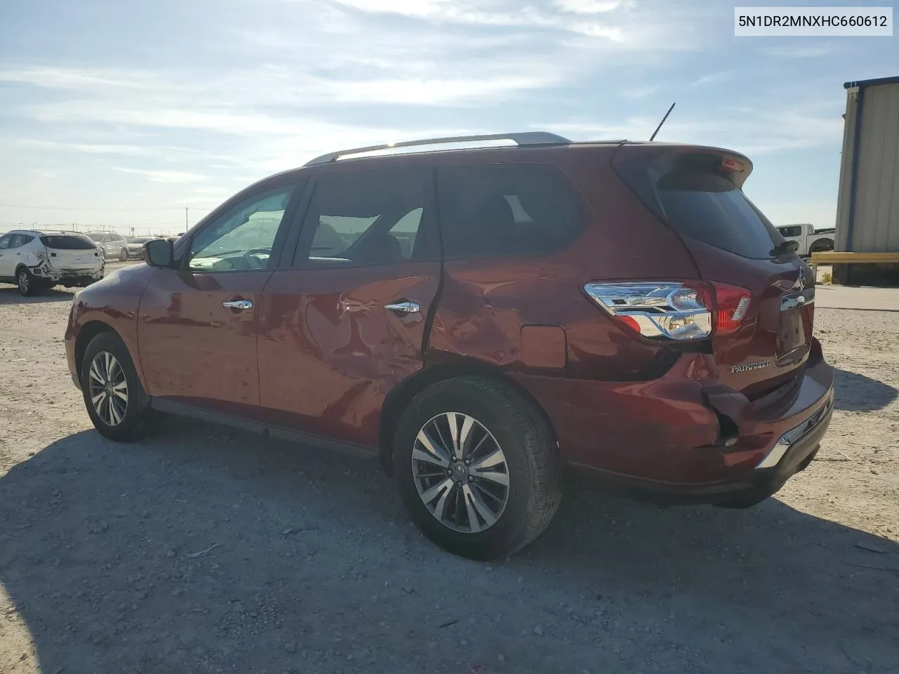 2017 Nissan Pathfinder S VIN: 5N1DR2MNXHC660612 Lot: 80476354