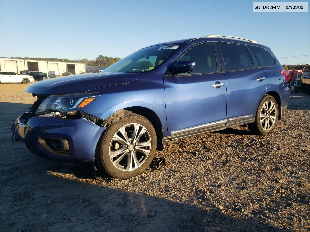 2017 Nissan Pathfinder S VIN: 5N1DR2MM1HC903831 Lot: 80491004