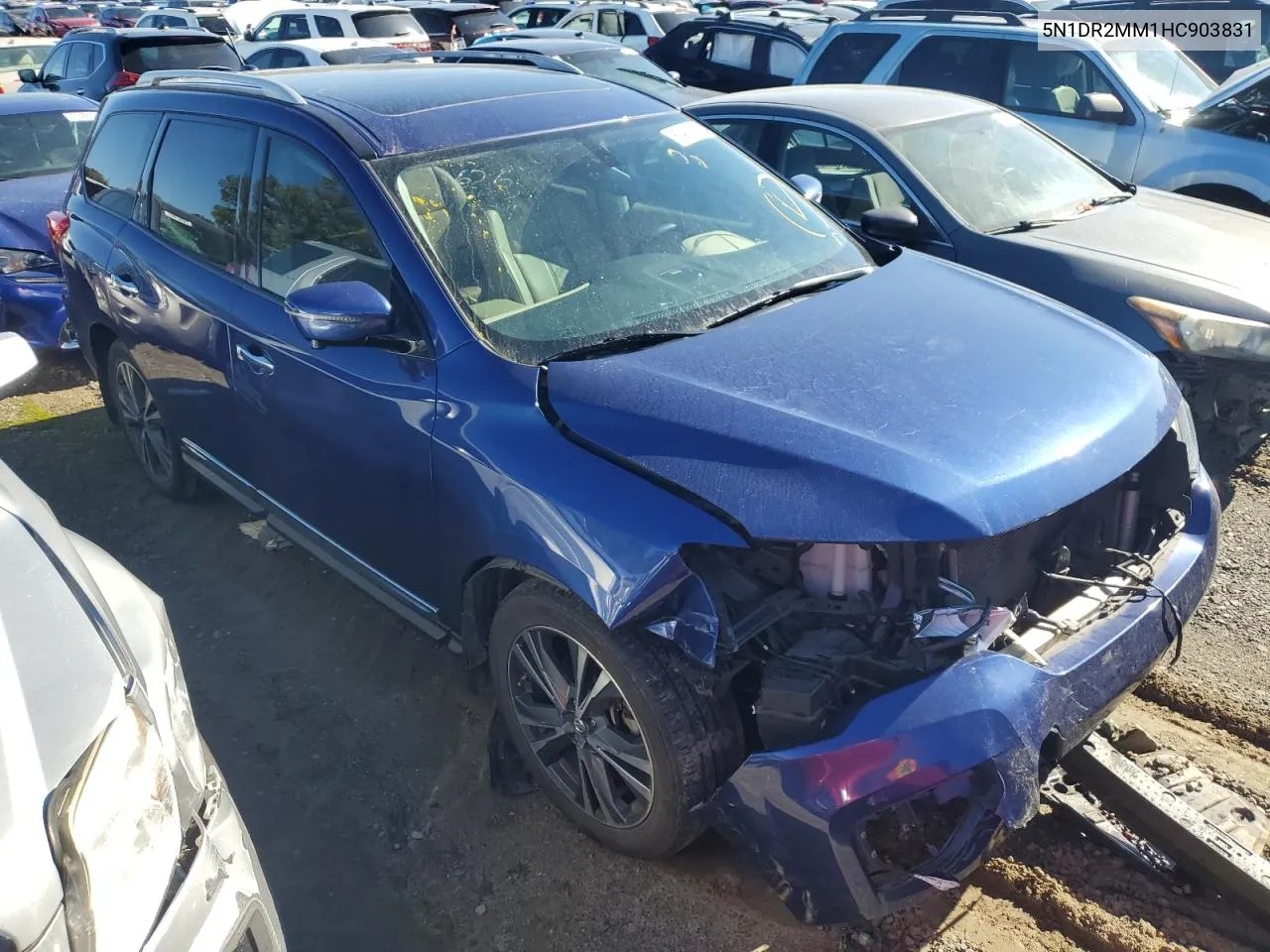 2017 Nissan Pathfinder S VIN: 5N1DR2MM1HC903831 Lot: 80491004