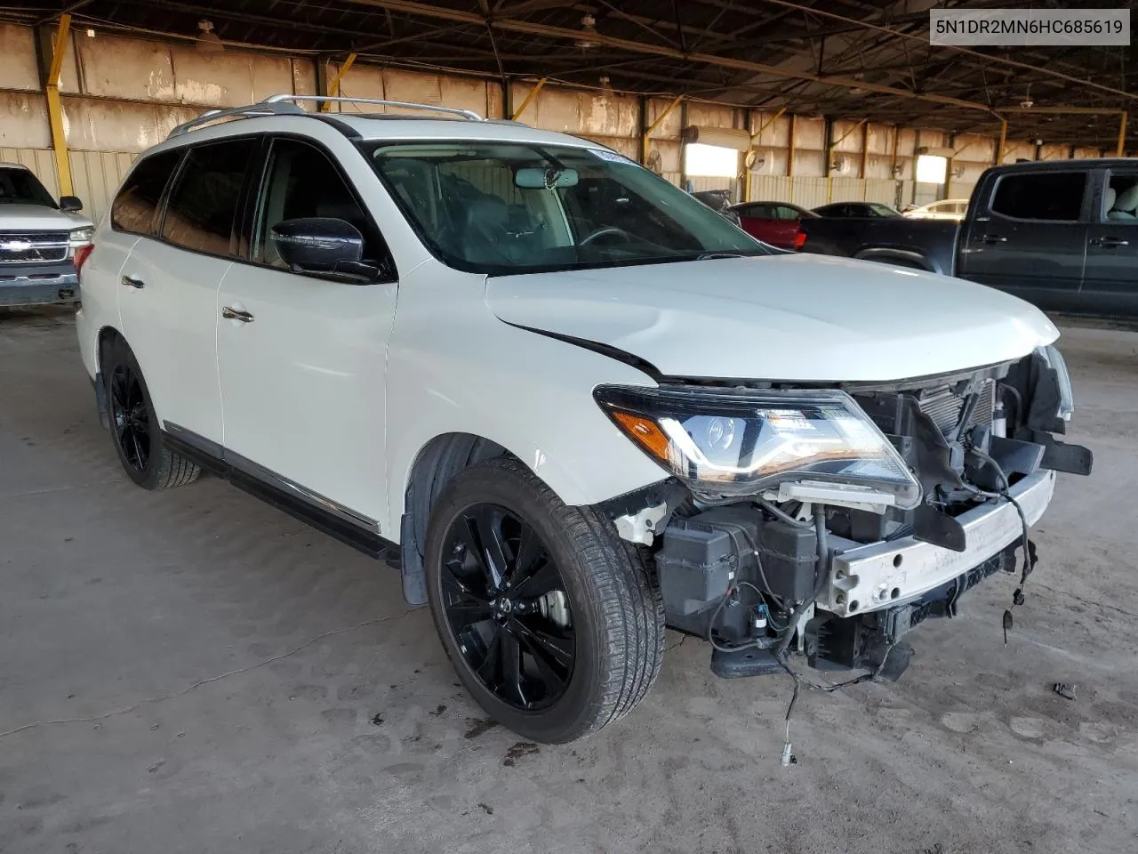 2017 Nissan Pathfinder S VIN: 5N1DR2MN6HC685619 Lot: 80491244