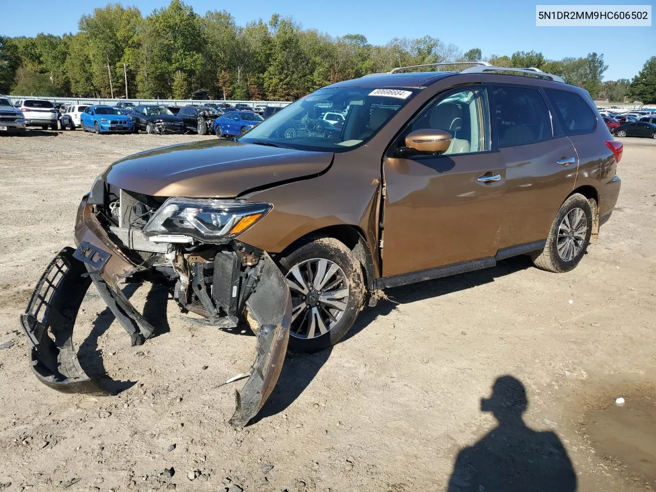 2017 Nissan Pathfinder S VIN: 5N1DR2MM9HC606502 Lot: 80696684