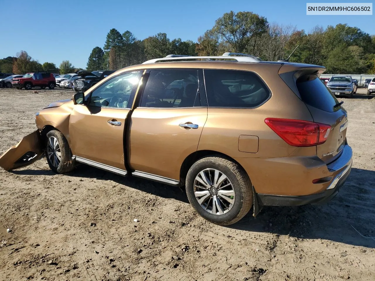 2017 Nissan Pathfinder S VIN: 5N1DR2MM9HC606502 Lot: 80696684