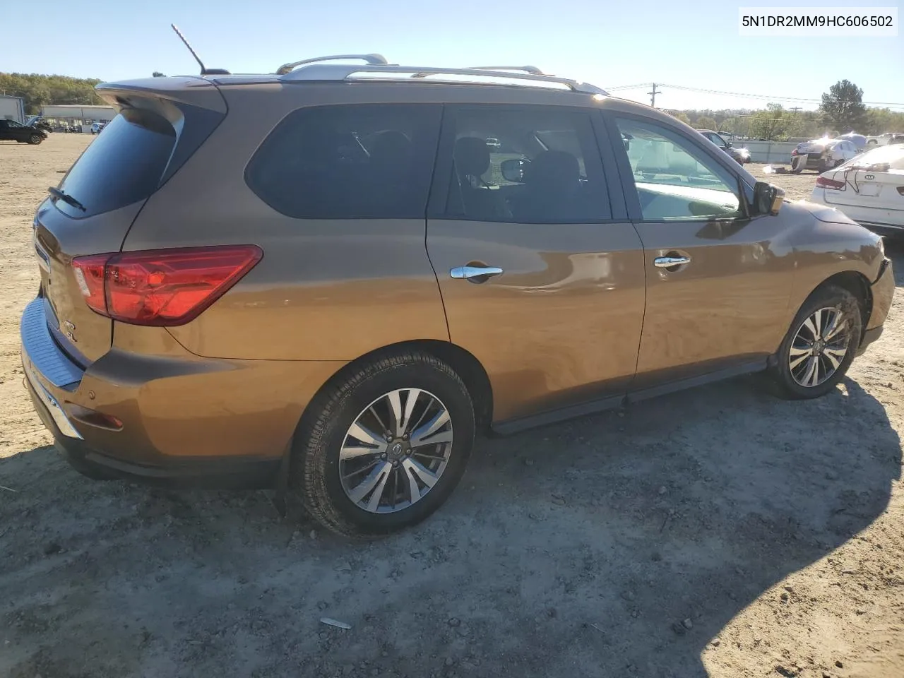 2017 Nissan Pathfinder S VIN: 5N1DR2MM9HC606502 Lot: 80696684