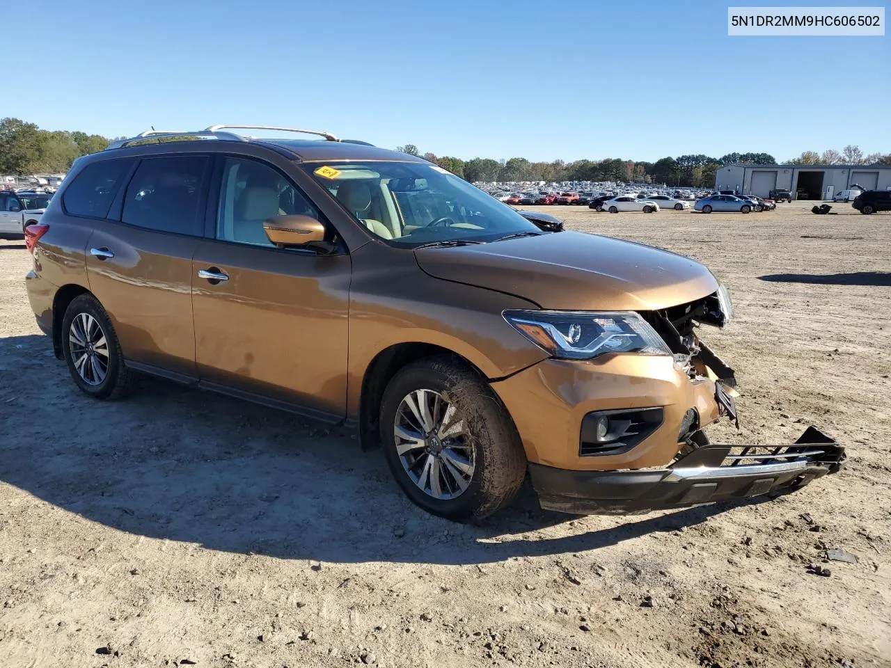 2017 Nissan Pathfinder S VIN: 5N1DR2MM9HC606502 Lot: 80696684