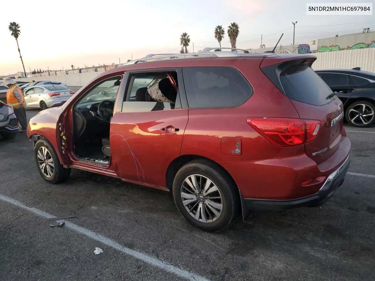 2017 Nissan Pathfinder S VIN: 5N1DR2MN1HC697984 Lot: 80916524