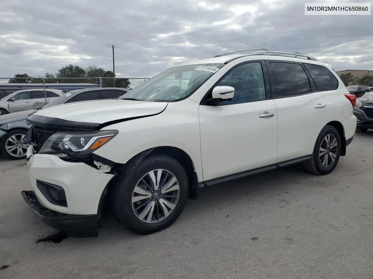 2017 Nissan Pathfinder S VIN: 5N1DR2MN1HC650860 Lot: 81319504