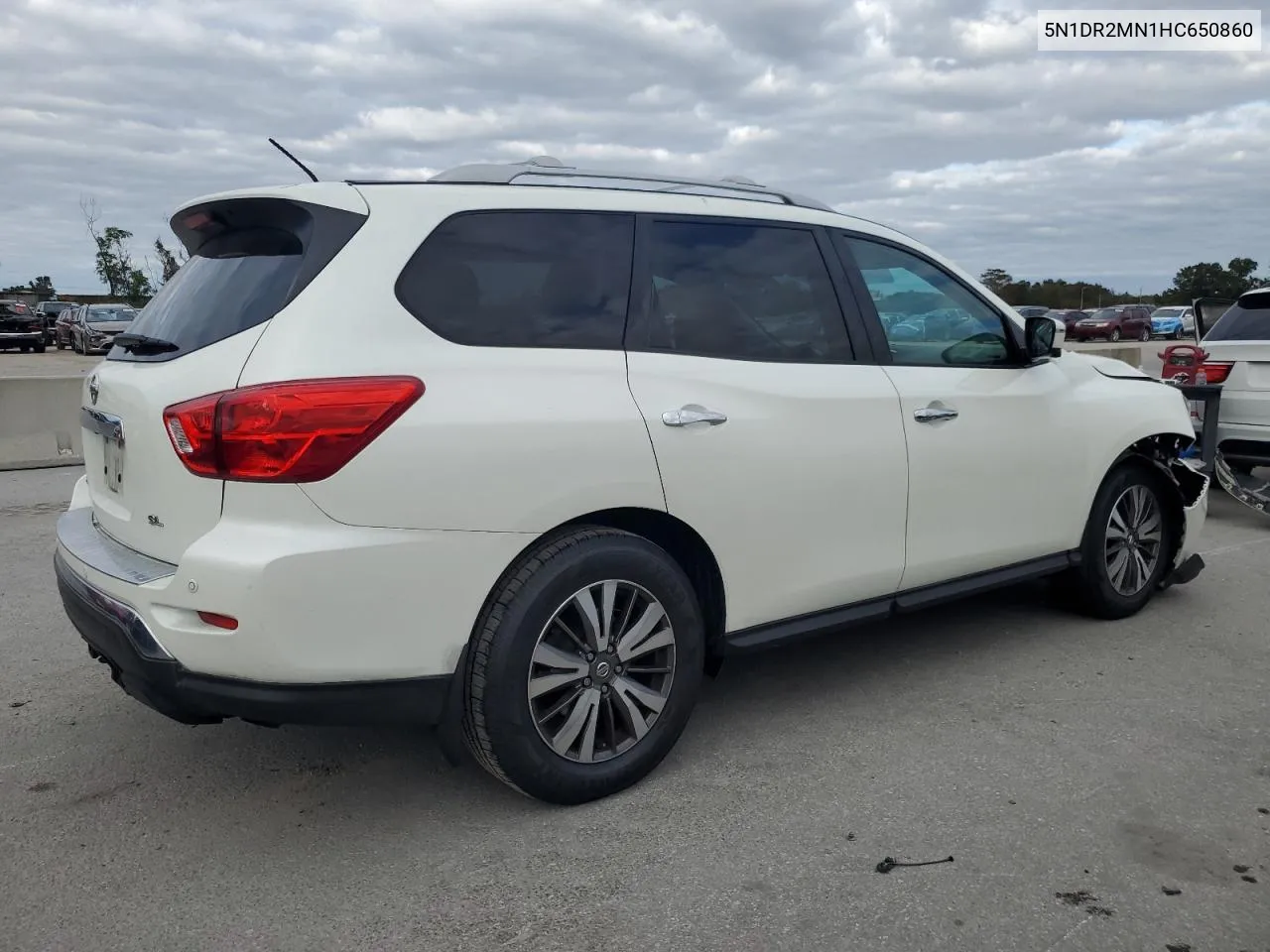 2017 Nissan Pathfinder S VIN: 5N1DR2MN1HC650860 Lot: 81319504